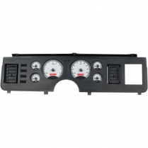 1979-86 Mustang VHX Gauge  Kit - Silver/Red