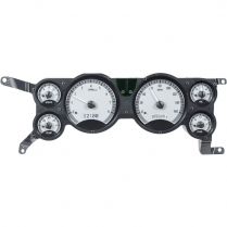 1979-86 Mustang VHX Gauge  Kit - Silver/White