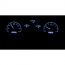 1982-89 Camaro VHX Gauge Kit - Black/Blue