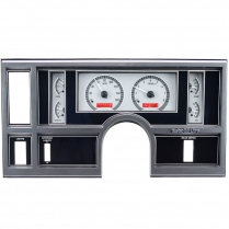 1984-87 Buick Regal VHX Gauge Kit - Silver/Red