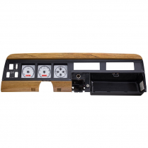 1986-91 Jeep Wagoneer/J-Trucks VHX Gauge Kit - Silver/Red