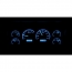 1988-94 Chevy/ GMC Pickup VHX Gauge Kit - Black/Blue