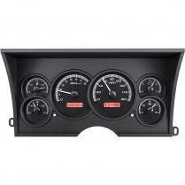 1988-94 Chevy/ GMC Pickup VHX Gauge Kit - Black/Red