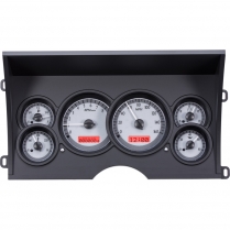 1988-94 Chevy/ GMC Pickup VHX Gauge Kit - Silver/Red