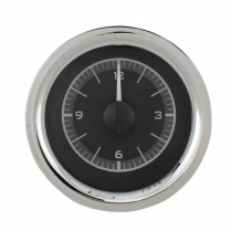 1955-56 Chevy Analog Clock for VHX Gauge Kit Only Blk/White