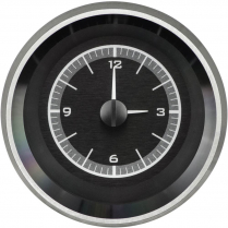 1963-67 Corvette Analog Clock VHX Gauge Kit Only - Black/Red