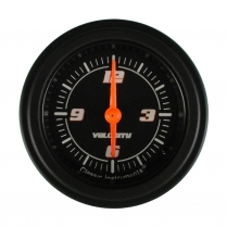 Velocity Black 2-1/8" Clock with Reset - BLF