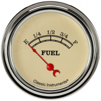 Vintage 2-5/8" Perf Style 73-10 OHM Fuel Gauge - SLF