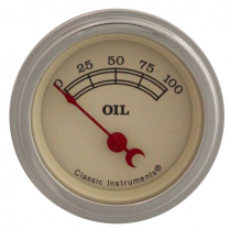 Vintage 2-1/8" 0-100 PSI Oil Press Gauge - SLF