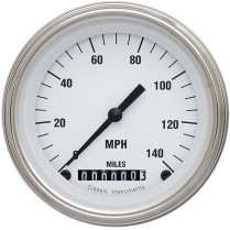 White Hot 3-3/8" Speedo 140 MPH - SLC