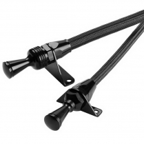 Locking Trans Dipstick 3" Direct Mt 727/904/518 - all Black