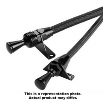 Locking Engine Dipstick for 1980 & Up SB Chevy - all Black