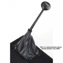 Lokar Rectangle Shifter Boot SS Trim Ring Only - Black