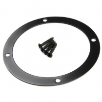 Round Shifter Ring with Screws Only - Black Stainless