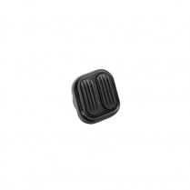 Dimmer Switch Cap - Black Aluminum & Rubber