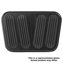 1955-57 Chevy Pass Brake/Clutch Pad - Black Alum & Rubber