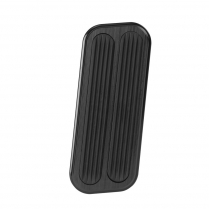 1973-75 Chevy Truck Throttle Pad - Black Alum & Rubber