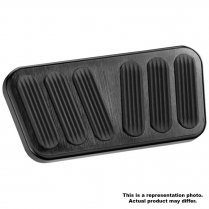 1967-69 Camaro Automatic Brake Pad - Black Alum & Rubber