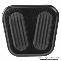 1967-69 Camaro E-Brake Pad - Black Alum & Rubber