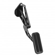 1964-68 Mustang Throttle Pedal Assembly- Black Alum & Rubber