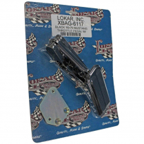 1969-70 Mustang Throttle Pedal Assembly- Black Alum & Rubber