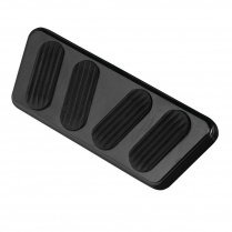 1964-68 Mustang Brake Pad - Black Aluminum & Rubber