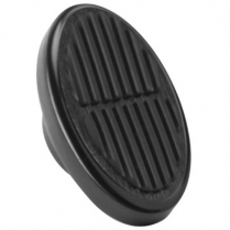 1969-81 Camaro/FB E-Brake Pedal Pad - Black Alum & Rubber