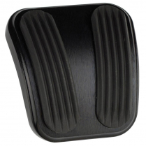 1966-77 Bronco Curved E-Brake Pedal Pad - Black & Rubber