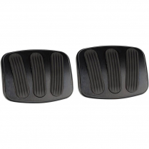 1976-77 Bronco Curved Brake/Clutch Pedal Pad - Black/Rubber