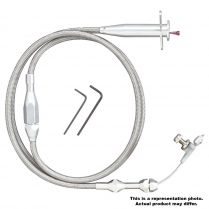 Cruise Control Cable if Equipped w/Carbs - Braided Stainless