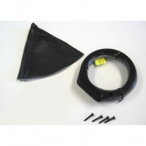 Vertical Round LED Shifter Boot Indicator Kit - Black Bezel