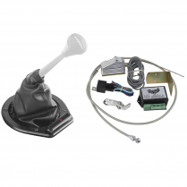 Horz Round LED 4L60E/4L80E Shifter Boot Indicator Kit- Black