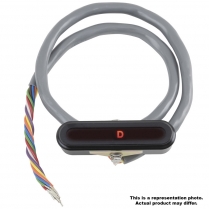 GM Horizontal LED Dash Indicator with Black Bezel