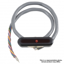 GM Vertical LED Dash Indicator with Black Bezel