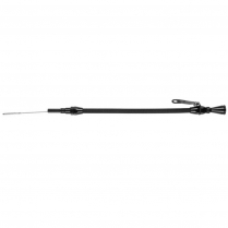 Ford 460-514 Flexible Engine Oil Dipstick - Black Braided SS