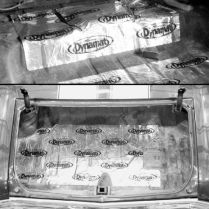 1968-72 GM A-Body Dynamat Custom Cut Trunk Floor Kit