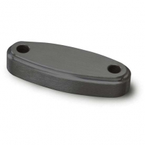 Lokar Black Finish Oval Throttle Spacer