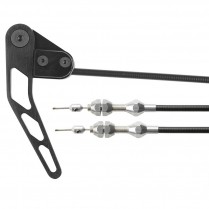 Hood Release Cable Kit with Black Handle (RH) - Black Cable