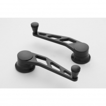 Lokar Inside Window Cranks for GM Pre 1948 - Black