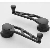 Lokar Inside Window Cranks for Ford Pre 1949 - Black