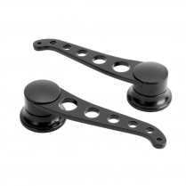 Lakester Style Door Handles for GM Pre 1948 - Black