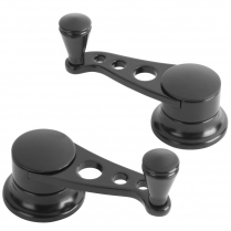 Lakester Style Vent Cranks for Ford Pre 1948 - Black