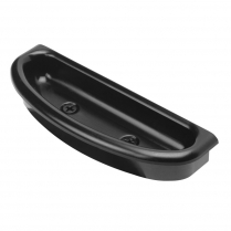 Billet Aluminum Oval Style Arm Rest Door Pull - Black