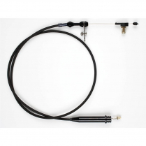 Mopar 518 Transmission Kickdown Cable - Black Braided SS