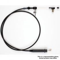 Mopar 727 Transmission Kickdown Cable - Black Braided SS