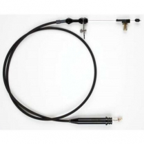 Ford FMX Transmission Kickdown Cable - Black Braided SS