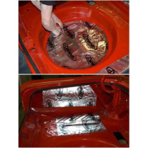 1967-74 Barracuda Dynamat Custom Cut Trunk Floor Kit