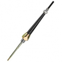 Lokar Thread On Straight Shifter Stick - 6" Black