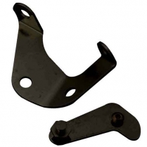 Throttle Cable & Kickdown Bracket 92-93 GM LT1 - Black SS