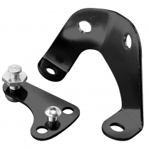 Throttle Cable & Kickdown Bracket 94-Up GM LT1 - Black SS